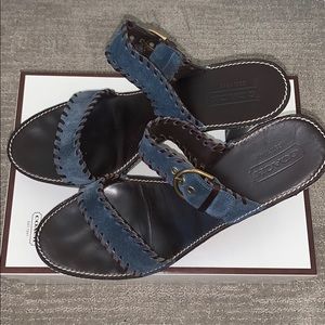 Coach Open-Toed Heels